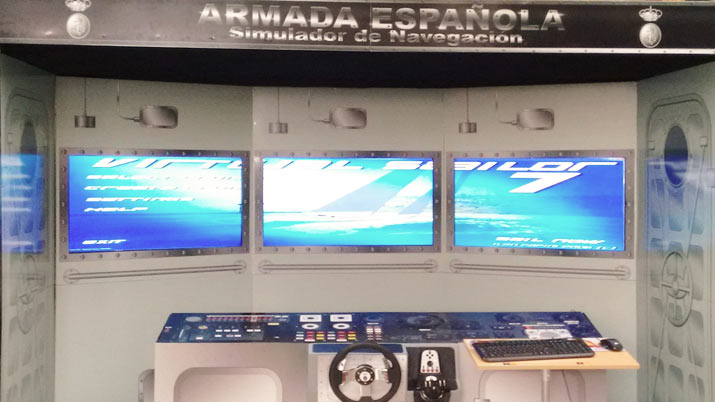 Simulador de navegación marítima en Cartagena