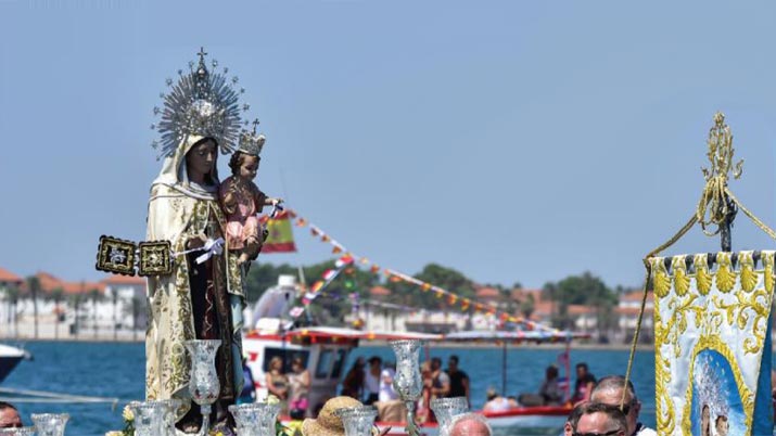 Festividad de la Virgen del Carmen en San Pedro