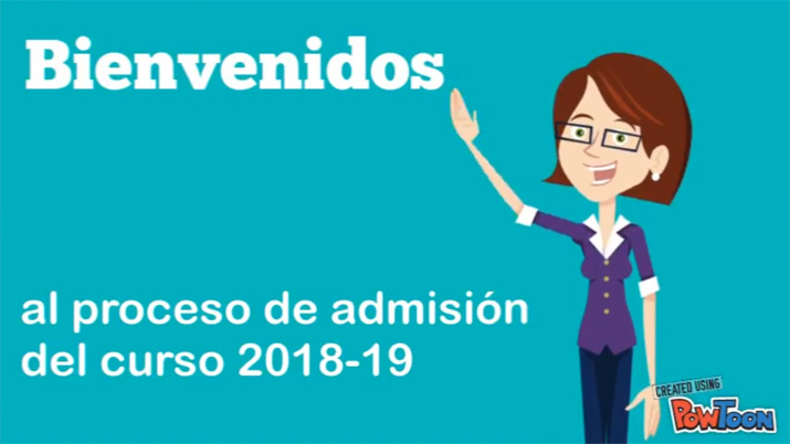Proceso de admisión curso escolar 2018-2019