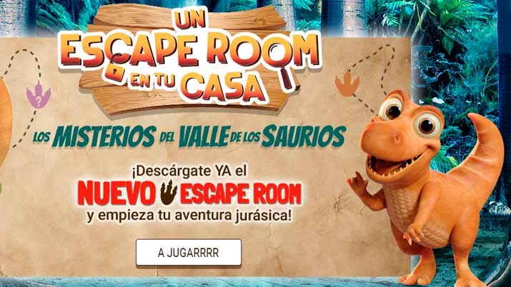 Escape room gratis con Oceanix y Dinosaurus