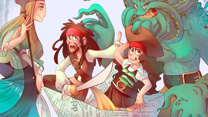 Los piratas del barco de papel