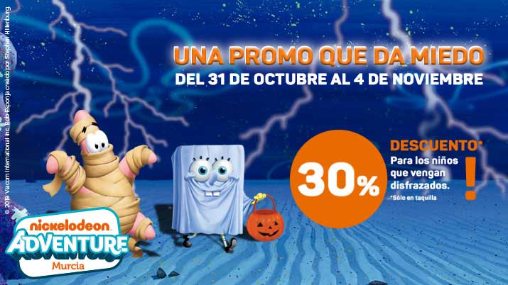 Halloween en Nickelodeon Adventure Murcia