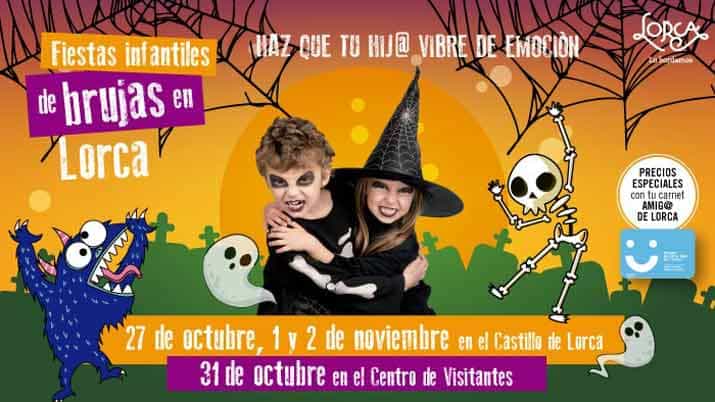 Fiesta infantil de brujas en el Castillo de Lorca
