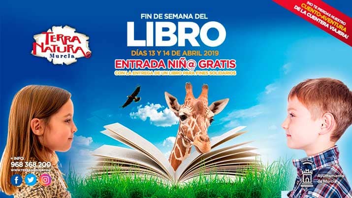 Día del libro en Terra Natura Murcia
