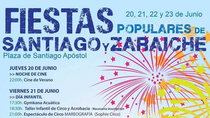 Fiestas de Santiago y Zaraiche 2019