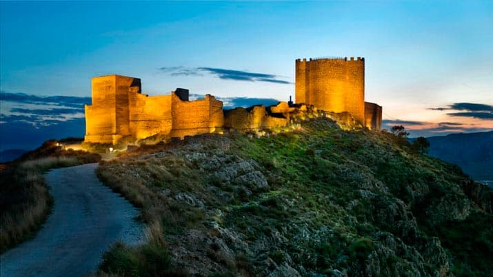 Visita nocturna Castillo de Jumilla