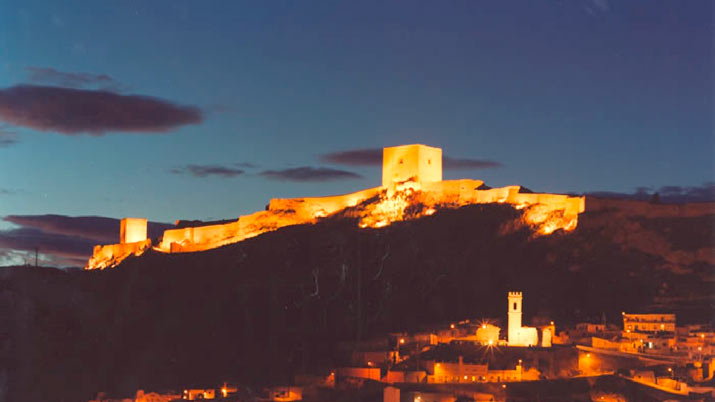 Visita teatralizada nocturna en el Castillo de Lorca