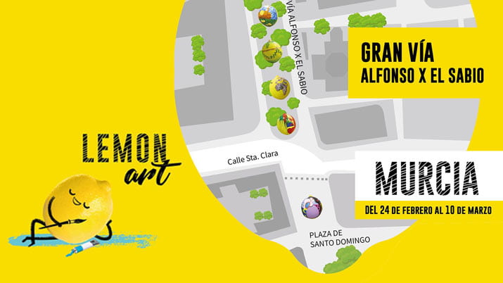 Exposición de arte urbano itinerante Lemon Art
