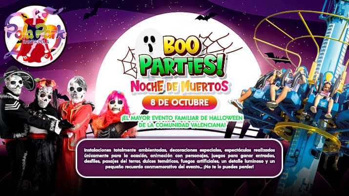Halloween en Pola Park. Boo Party!: La noche de los muertos