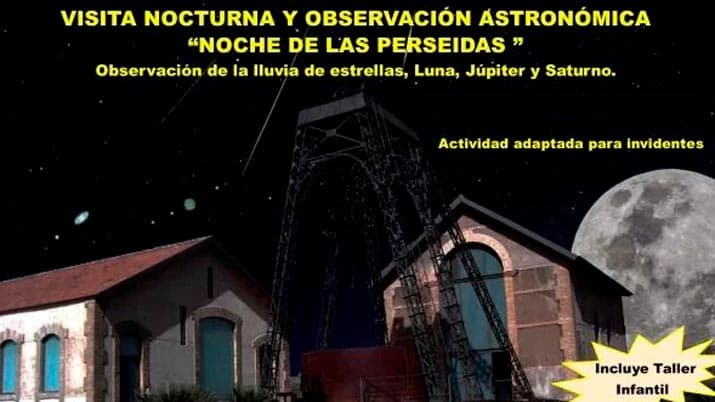 Visita Nocturna y Observación Astronómica “Noche de las perseidas, Luna, Júpiter y Saturno