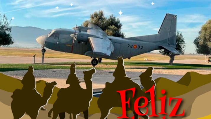 Los Reyes Magos llegan el jueves a la Base Aérea de Alcantarilla