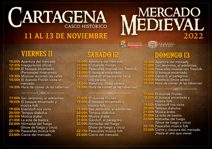 mercado medieval cartagena programa