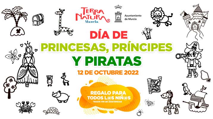 Día de Princesas, Príncipes y Piratas en Terra Natura Murcia
