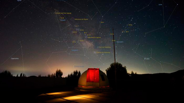 Lluvia de estrellas en el Observatorio Astronómico 