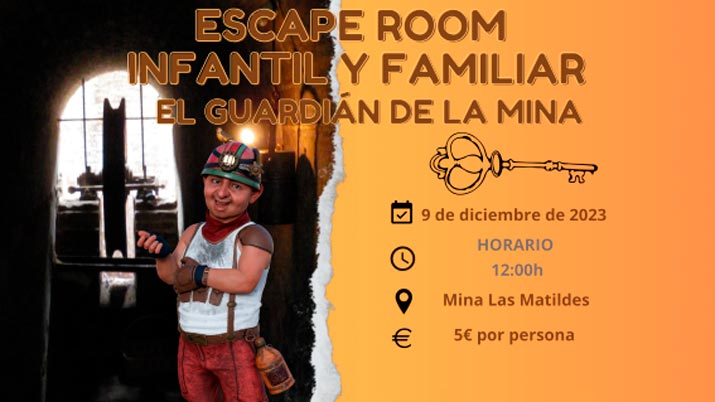 Escape Room familiar: El guardián de la mina