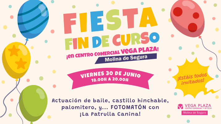 Fiesta Fin de Curso en CC Vega Plaza