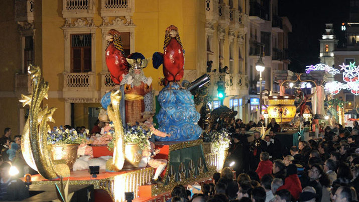 Cabalgata de Reyes Magos en Murcia