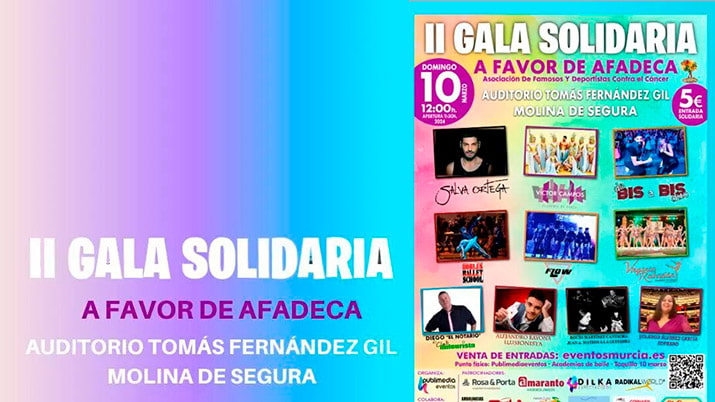 II Gala solidaria AFADECA