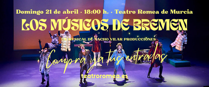 El musical familiar LOS MÚSICOS DE BREMEN llega al Teatro Romea