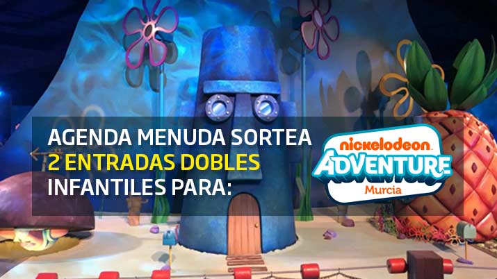 Sorteo de 2 entradas dobles para Nickelodeon Adventure Murcia