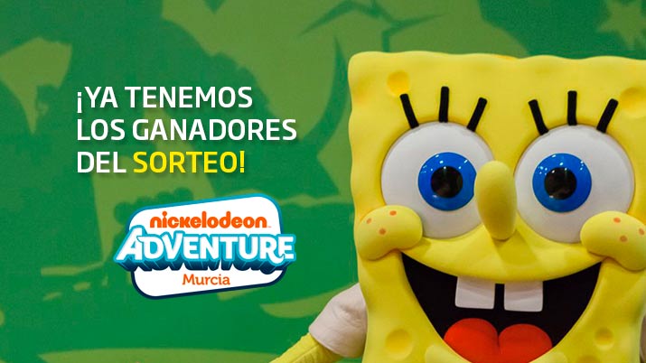 Sorteo de 3 entradas dobles para Nickelodeon Adventure Murcia
