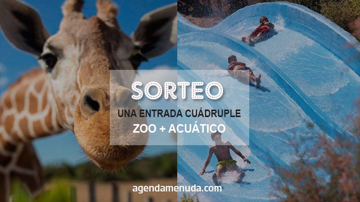 Sorteo de 1 entrada familiar para Zoo+Acuático de Terra Natura Murcia