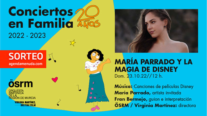 SORTEO María Parrado y la Magia de Disney con la ÖSRM