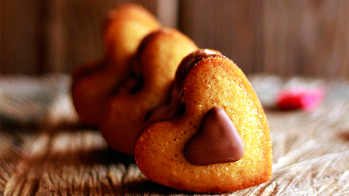 Tortitas Dorayakis para San Valentín 