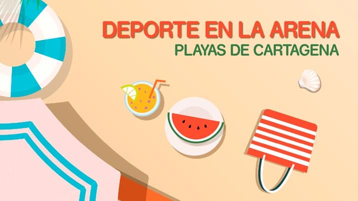 Actividades deportivas gratuitas en las playas de Cartagena